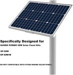 Adjustable Solar Panel Pole Mounting Bracket Kit