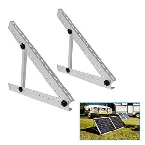 Adjustable Solar Panel Tilt Mount for RVs & Boats