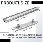 Adjustable Solar Panel Mounting Kit for Roofs