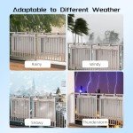 Balcony Solar Panel Mounting Brackets for Round Rails