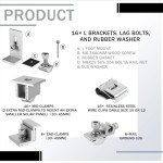 Adjustable Solar Panel Mounting Kit for Roofs