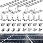 Tandefio Adjustable Solar Panel Mounting Kit