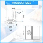 Zhengmy Adjustable Solar Panel Mounting Z Brackets (20 Pack)