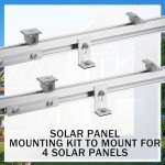 Adjustable Solar Panel Mounting Kit for Roofs