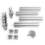 Solar Panel Mounting Rails and Clamps Kit