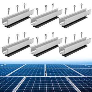Anbte 6-Pack Solar Panel Mounting Brackets Kit