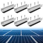 Anbte 6-Pack Solar Panel Mounting Brackets Kit