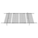 Adjustable Solar Panel Mounting Brackets for Ground Use