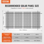 Adjustable Solar Panel Mounting Brackets for Ground Use