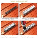 Anbte 6-Pack Solar Panel Mounting Brackets Kit