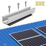 Anbte 6-Pack Solar Panel Mounting Brackets Kit