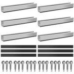 Anbte 6-Pack Solar Panel Mounting Brackets Kit
