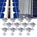 Aluminium Solar Panel Mid Clamps - Pack of 12