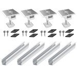 Aluminium Solar Panel Roof Mounting Bracket Kit