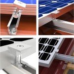 Aluminium Solar Panel Roof Mounting Bracket Kit