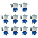 10 Adjustable Solar Panel Mounting Brackets Set