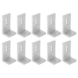 10-Pack L Foot Solar Panel Mounting Brackets
