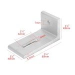 10-Pack L Foot Solar Panel Mounting Brackets