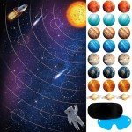 Solar System Party Game Kit with Planet Stickers