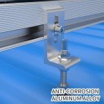 10-Pack L Foot Solar Panel Mounting Brackets