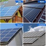 10-Pack L Foot Solar Panel Mounting Brackets