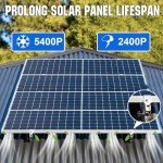 10-Pack L Foot Solar Panel Mounting Brackets