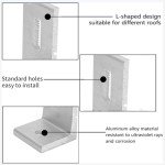 10-Pack L Foot Solar Panel Mounting Brackets