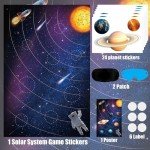 Solar System Party Game Kit with Planet Stickers