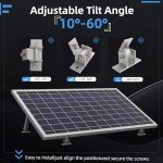 Adjustable Solar Panel Tilt Mount Bracket Set