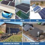 Adjustable Solar Panel Mount Bracket Set 4-Pack