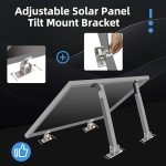 Adjustable Solar Panel Tilt Mount Bracket Set