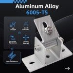 Adjustable Solar Panel Tilt Mount Bracket Set