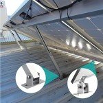 Adjustable Solar Panel Tilt Mount for Roofs