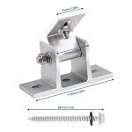 Adjustable Solar Panel Tilt Mount for Roofs