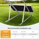 Flying Lion 45" Adjustable Solar Panel Mount Brackets