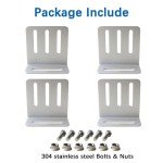 Adjustable Solar Panel Tilt Mount Brackets - 2 Pairs