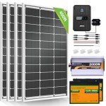 ECO-WORTHY 400W Solar Panel Kit for Off-Grid RV