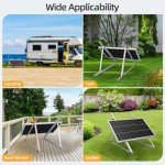 Flying Lion 45" Adjustable Solar Panel Mount Brackets