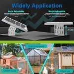 Adjustable Solar Panel Tilt Mount Brackets - 2 Pairs