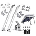 Adjustable Solar Panel Tilt Mount Brackets Set