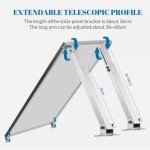 Adjustable Solar Panel Tilt Mount Brackets Set