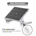 Adjustable Solar Panel Mounting Bracket with Tilt Legs