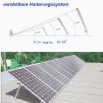 Adjustable Solar Panel Tilt Mount Brackets Set