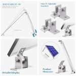 Adjustable Solar Panel Tilt Mount Brackets Set