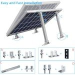 Adjustable Solar Panel Tilt Mount Brackets Set