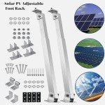 Adjustable Solar Panel Tilt Mount Brackets Set