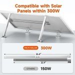 RICH SOLAR Adjustable Solar Panel Mounting Brackets