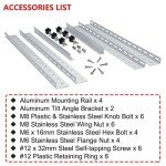 Adjustable Solar Panel Mount Brackets for Any Surface