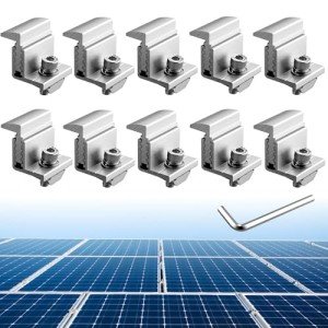 Adjustable Solar Panel Mounting Brackets - 10pcs Set