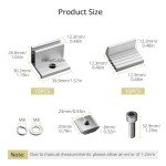 Adjustable Solar Panel Mounting Brackets - 10pcs Set